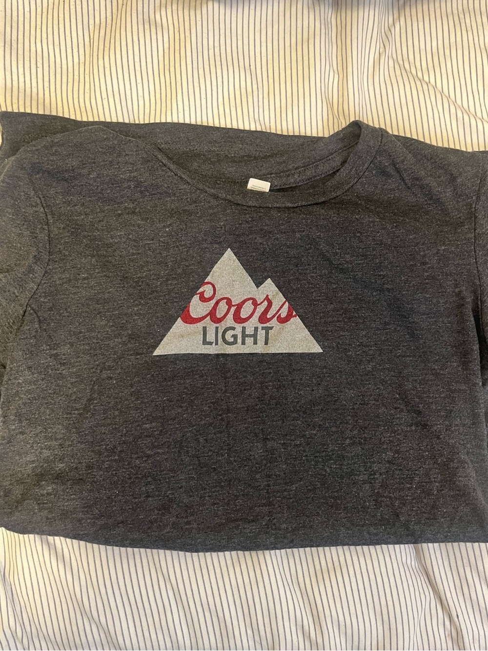 Coors Light Women's Short Sleeve Logo Tee - Gray